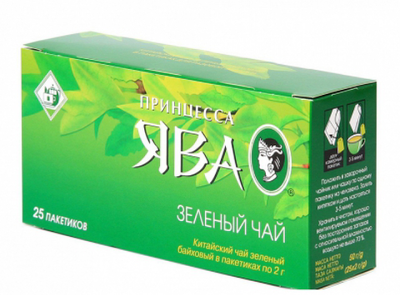 Чай зеленый ПРИНЦЕССА ЯВА 25х2г