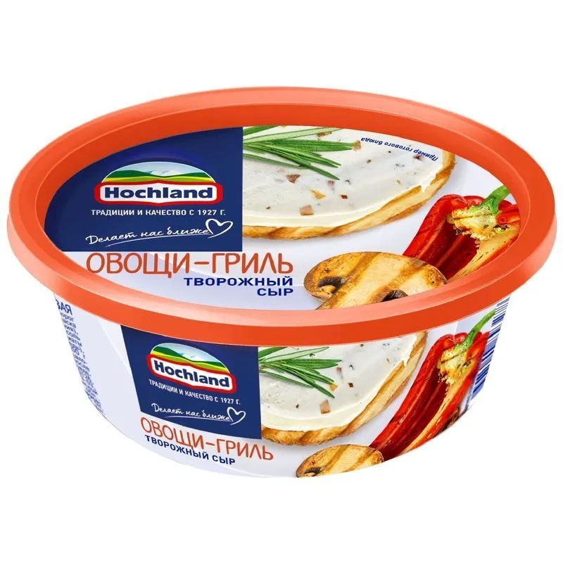 Сыр творожный HOCHLAND "Овощи-гриль" 140 г