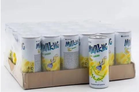 Напиток МИЛКИС банан газированный 0.25 л