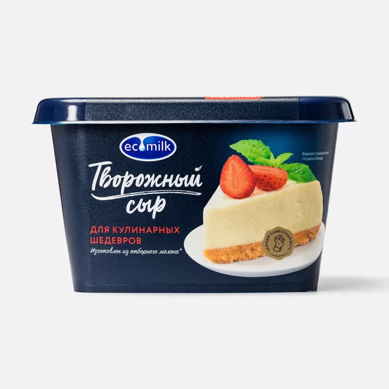 Сыр ЭКОМИЛК творожный 200 г 60%