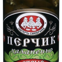 Перец СКАТЕРТЬ-САМОБРАНКА "Халапеньо" резаный острый 370 мл