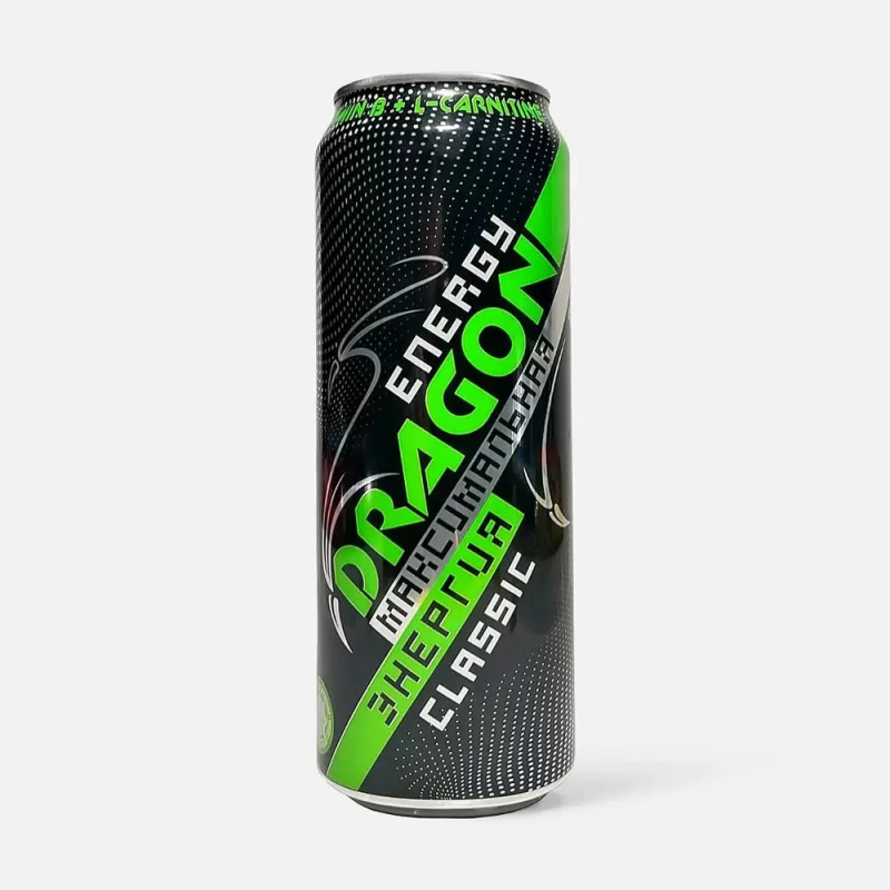 Напиток энергетический ENERGY DRAGON зеленый 0.45 л Напиток энергетический ENERGY DRAGON зеленый 0.45 л