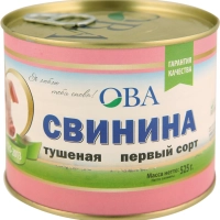 Свинина тушеная ОВА высший сорт 525 г