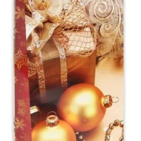 Пакет подарочный ламинированный с ручками под бутылку