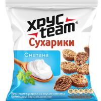 Сухарики ХРУСTEAM ржано-пшеничные сметана 40 г