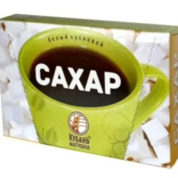 Сахар КУБАНЬ МАТУШКА белый кусковой в кубиках 1 кг