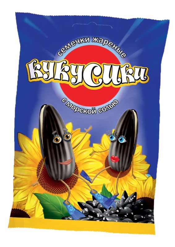 Семечки КУКУСИКИ жареные с морской солью 270 г