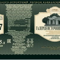 Вода минеральная ЕМВ "Галерея источников №17 г. Ессентуки" лечебная газированная 1.5 л