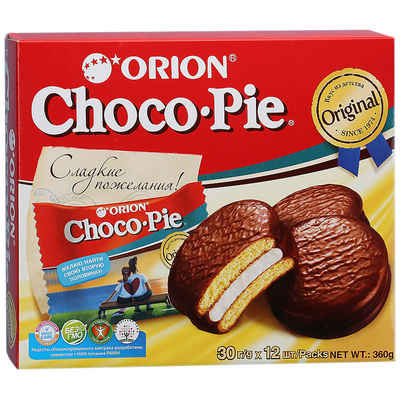 Печенье ORION Choco-Pie 360 г 12шт