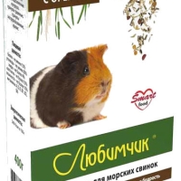 Зерносмесь ЛЮБИМЧИК с орехами для морских свинок 400 г
