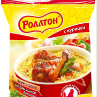 Вермишель РОЛЛТОН с курицей 60 г б/п