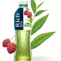 Холодный чай RICH зеленый со вкусом малины 1 л