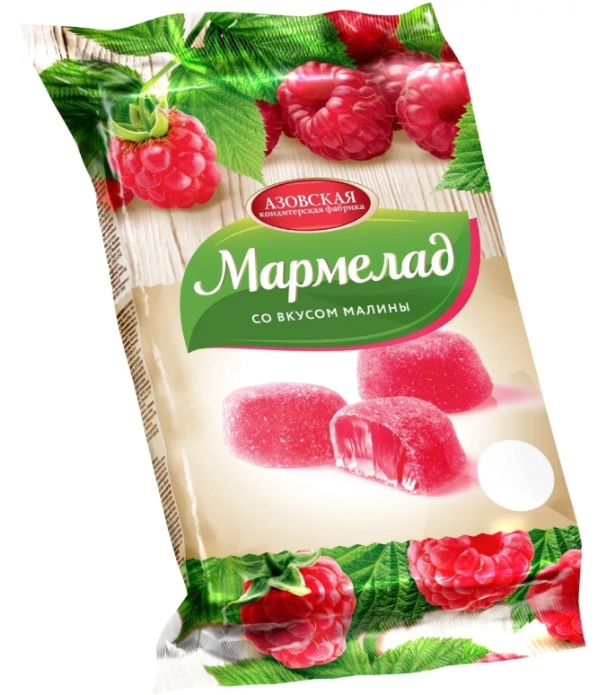 Мармелад АЗОВСКАЯ КФ со вкусом малины 300 г