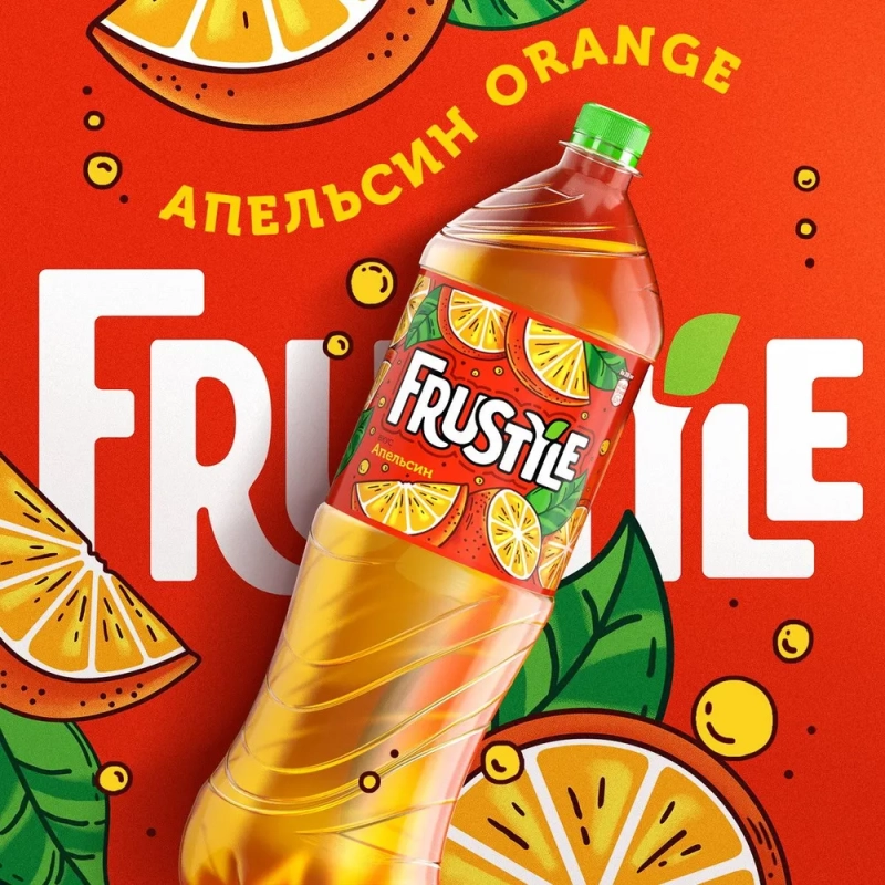 Напиток FRUSTYLE "Апельсин" газированный 1.5 л
