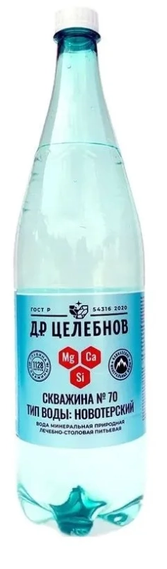 Д.Р. ЦЕЛЕБНОВ Вода минеральная природная лечебно-столовая питьевая "Д.Р. ЦЕЛЕБНОВ"1,5л газированная