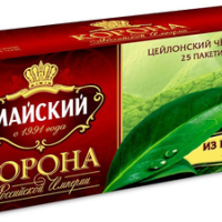 Чай черный МАЙСКИЙ "Корона Российской Империи" 25х2г