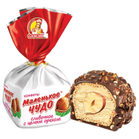 Конфеты вафельные глазированные "Маленькое чудо" сливочное