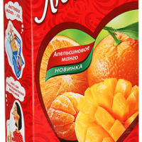 Напиток сокосодержащий ЛЮБИМЫЙ "Апельсиновое манго" 1.93 л
