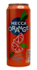 Напиток MECCA Напиток MECCA "Orange" сильногазированный 0.45 л