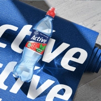 Вода питьевая AQUA MINERALE "Active. Клубника и мята" негазированная 0.5 л