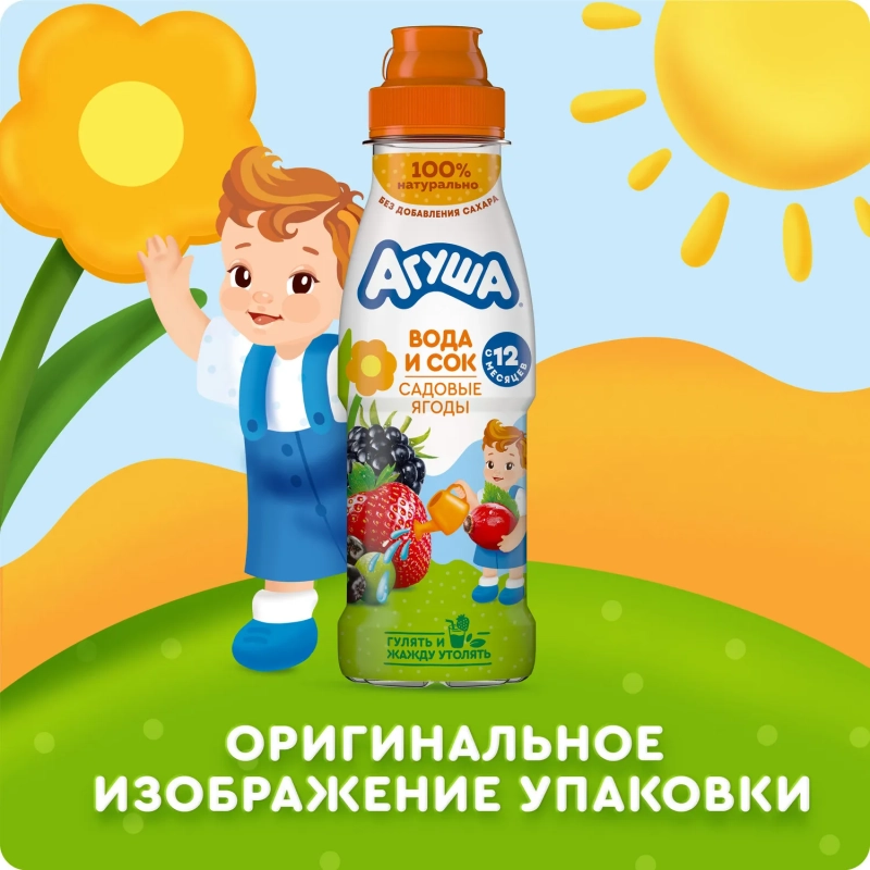 Напиток сокосодержащий АГУША садовые ягоды 0.3 л