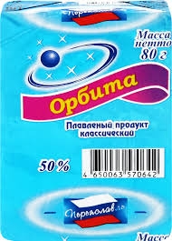 Продукт плавленный с сыром ПЕРЕЯСЛАВЛЬ "Орбита" классический 80 г 50%