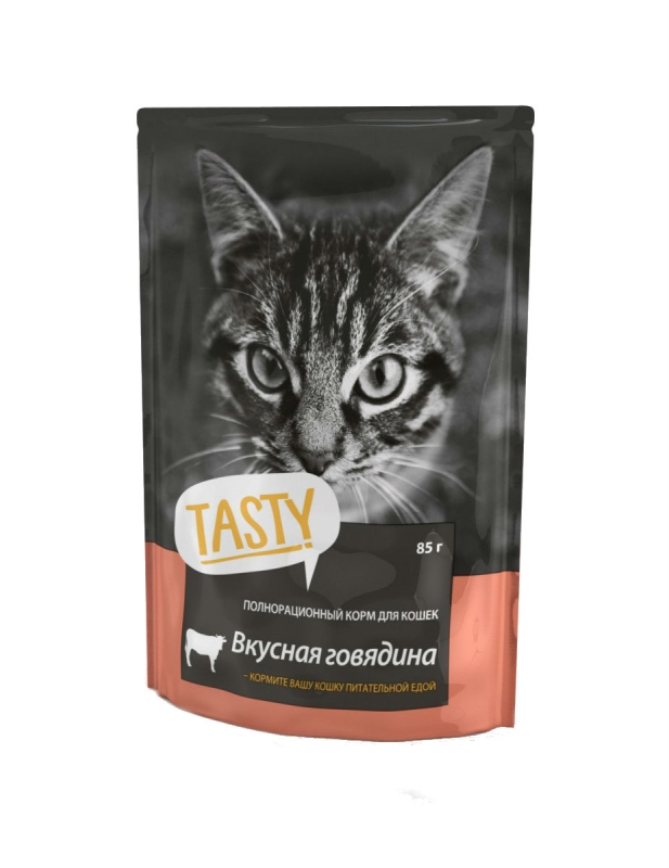 TASTY вкусная говядина 85 г TASTY вкусная говядина 85 г