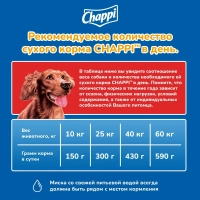 CHAPPI "Сытный мясной обед" по-домашнему с говядиной 600 г