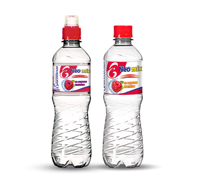 Вода питьевая ЕЛИСЕЕВСКАЯ "Нео микс"  негазированная со вкусом малины 500 мл