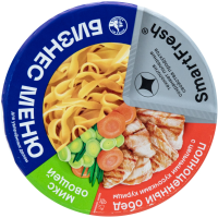 Лапша БИЗНЕС МЕНЮ с куриным филе с приправами и овощами 110 г