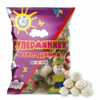 Пельмени ДОБРЫЙ ПОВАР "Суперминички" с говядиной 450 г