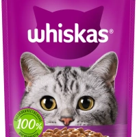 WHISKAS рагу с телятиной 75 г