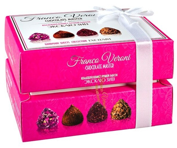Конфеты FRANCO VERONI "Эксклюзив" шоколадные 125 г