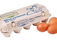 Яйцо куриное АГРОКОМПЛЕКС С-0 10 шт (коробка)