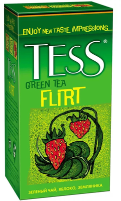 Чай зеленый TESS "Flirt" 25х1,5г
