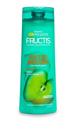 Garnier Fructis Шампунь д/тонких волос "Рост во всю силу" фл. 400 мл