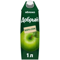 Сок ДОБРЫЙ яблоко 1 л