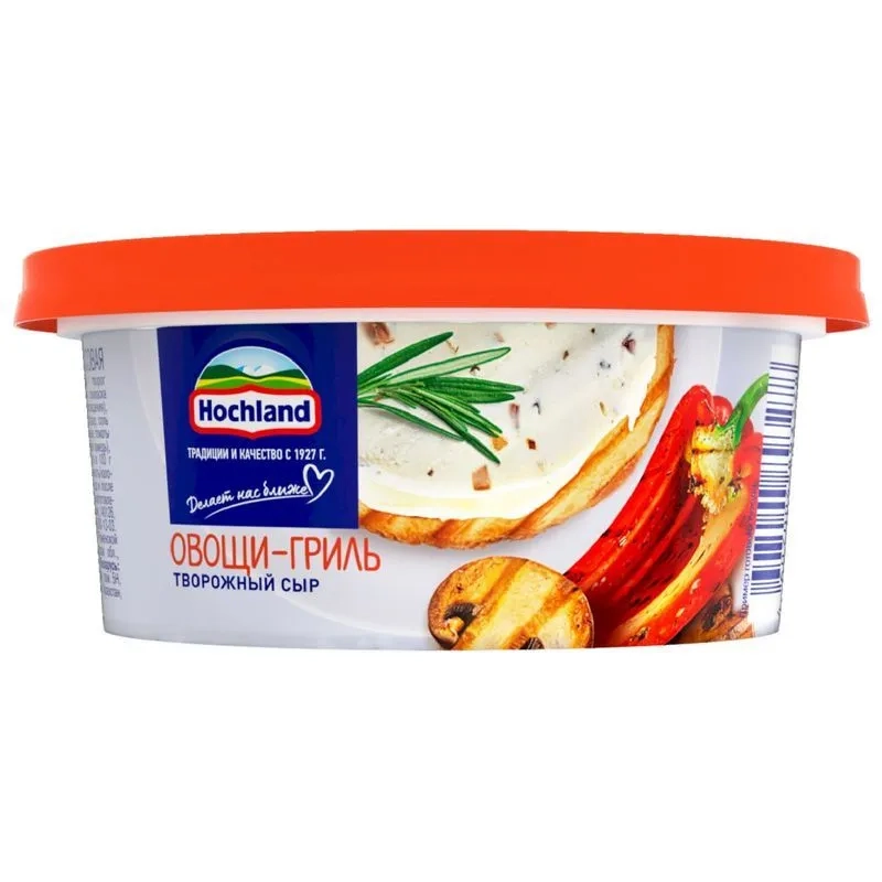 Сыр творожный HOCHLAND "Овощи-гриль" 140 г
