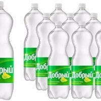 Напиток ДОБРЫЙ "Лимон-лайм" сильногазированный 1 л