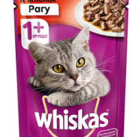 WHISKAS рагу с говядиной и ягненком 75 г