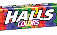 Карамель леденцовая HALLS Colors ассорти