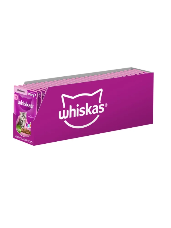 WHISKAS рагу с ягненком для котят 75 г WHISKAS рагу с ягненком для котят 75 г