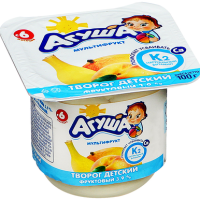 Творог АГУША "Детский" персик 100 г 3,9%