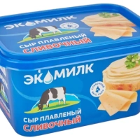 Сыр ЭКОМИЛК "Сливочный" плавленый 400 г 55%