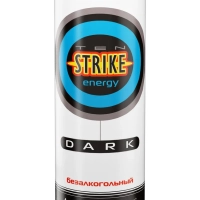 Напиток энергетический TEN STRIKE Dark 0.45 л
