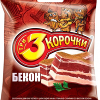 Сухарики ТРИ КОРОЧКИ ржаные бекон 40 г