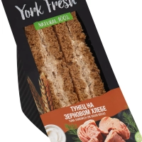 Сэндвич с тунцом на зерновом хлебе зам.Йорк фреш 150гр