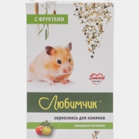 Зерносмесь ЛЮБИМЧИК с фруктами для хомяков 400 г