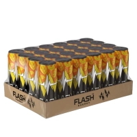 Флэш напиток энергетический NERGY "Манго и ананас" газированный 0.45 л желтый ж/б