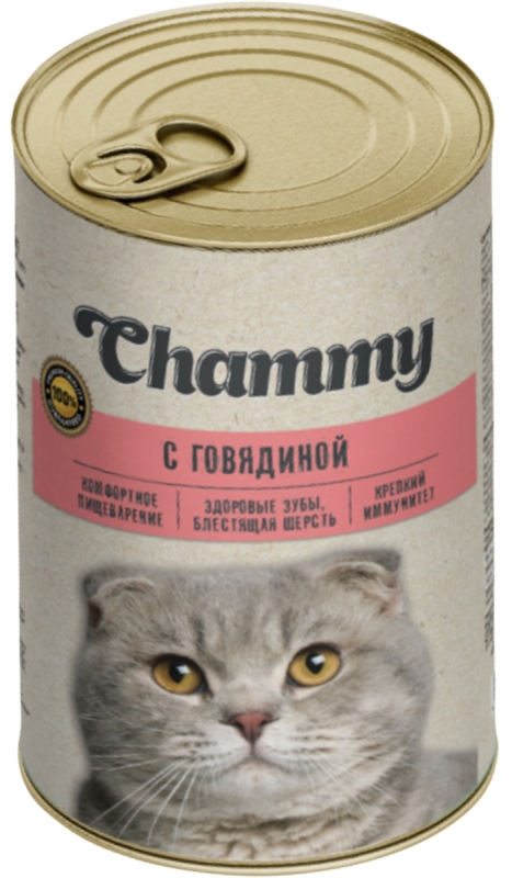 CHAMMY с говядиной в соусе 415 г CHAMMY с говядиной в соусе 415 г